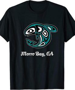 Morro Bay CA Native American Tribal Orca Killer Whale T-Shirt